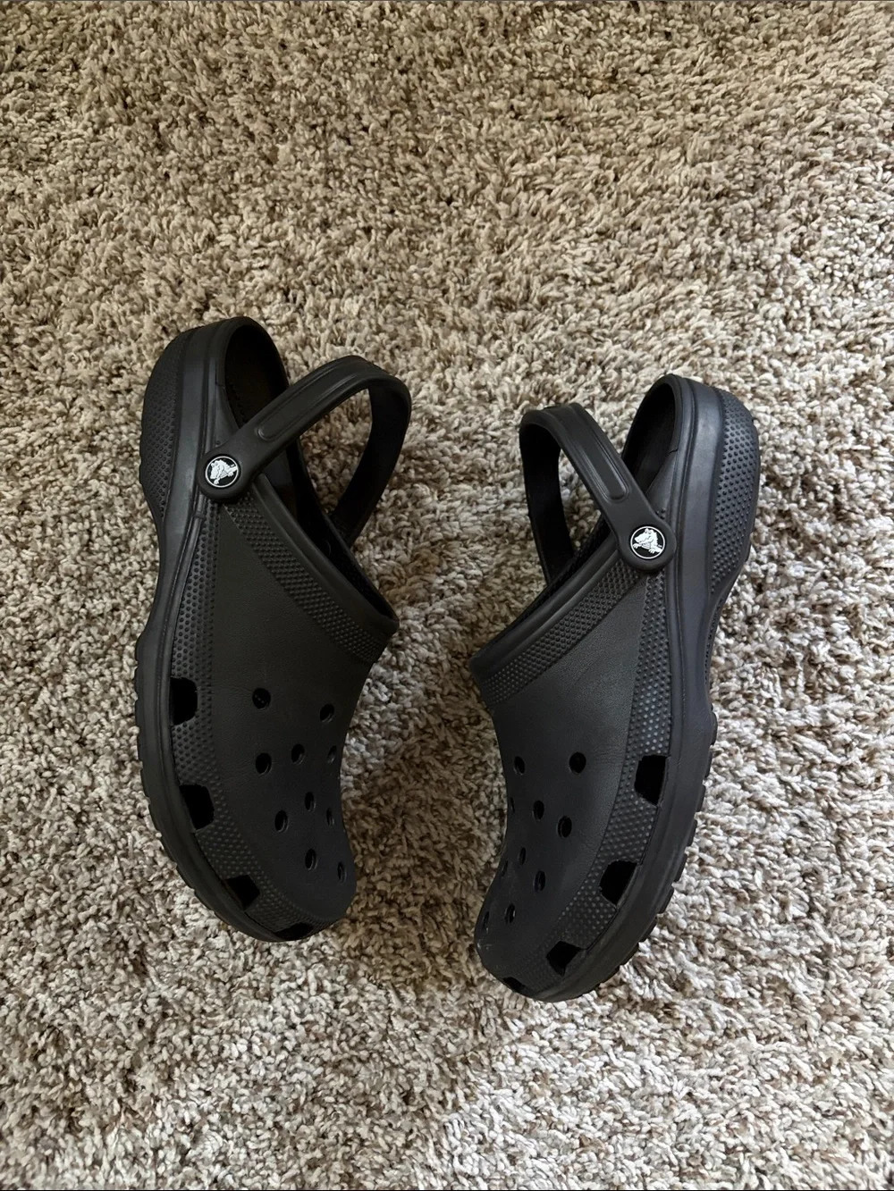 Classic Black crocs size 12 Clog Slip-Ons